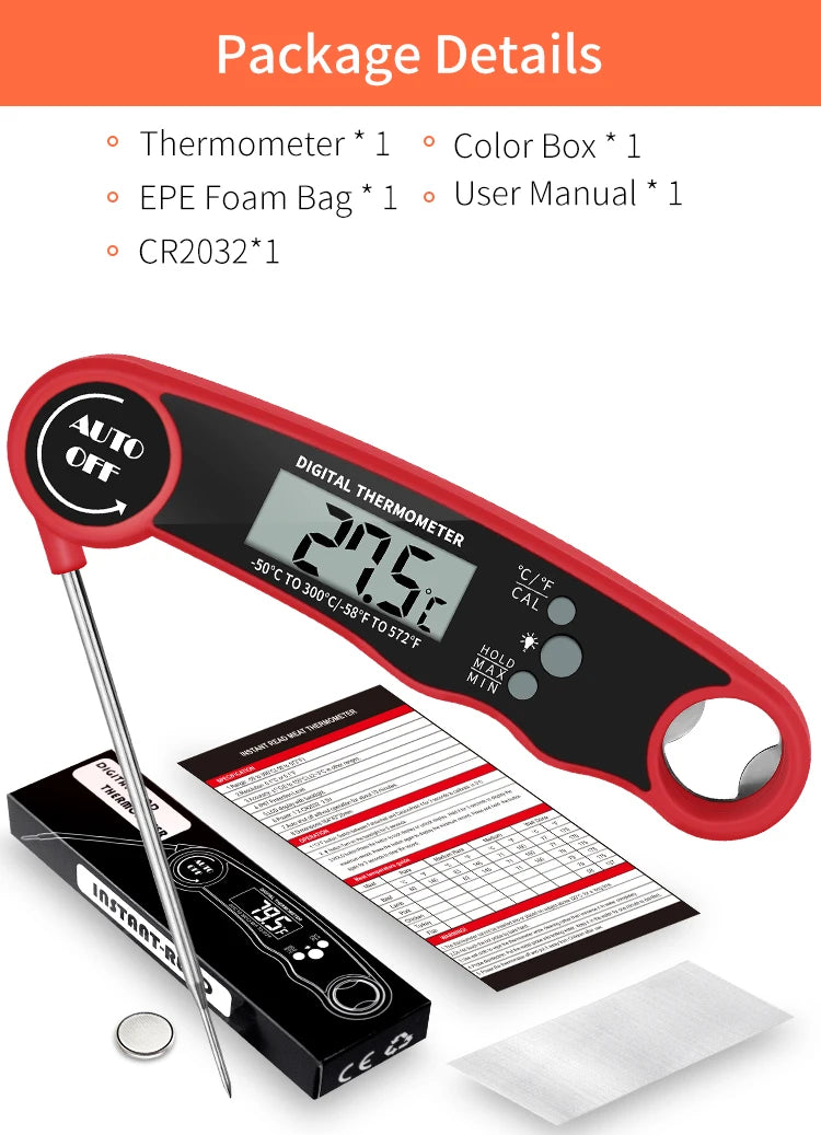 Instant-Read Meat Thermometer