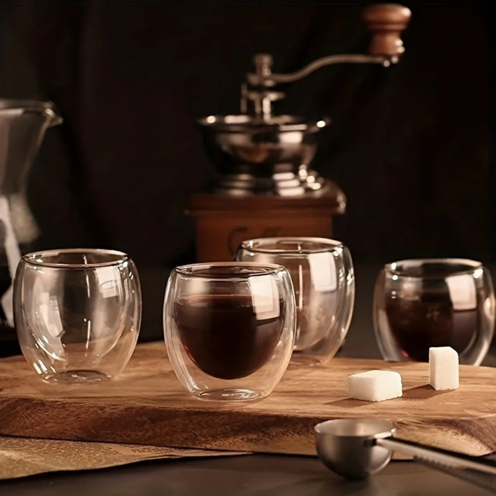 The blessed Double Wall Glass Espresso Cups