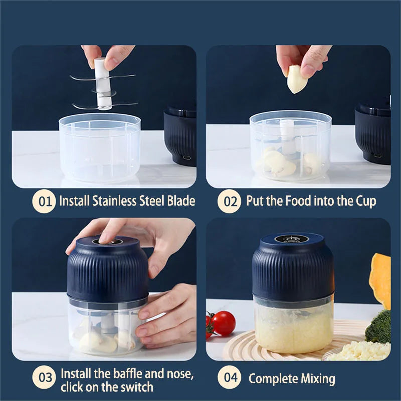 Mini Garlic & Veggie Chopper