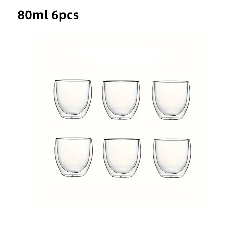 The blessed Double Wall Glass Espresso Cups