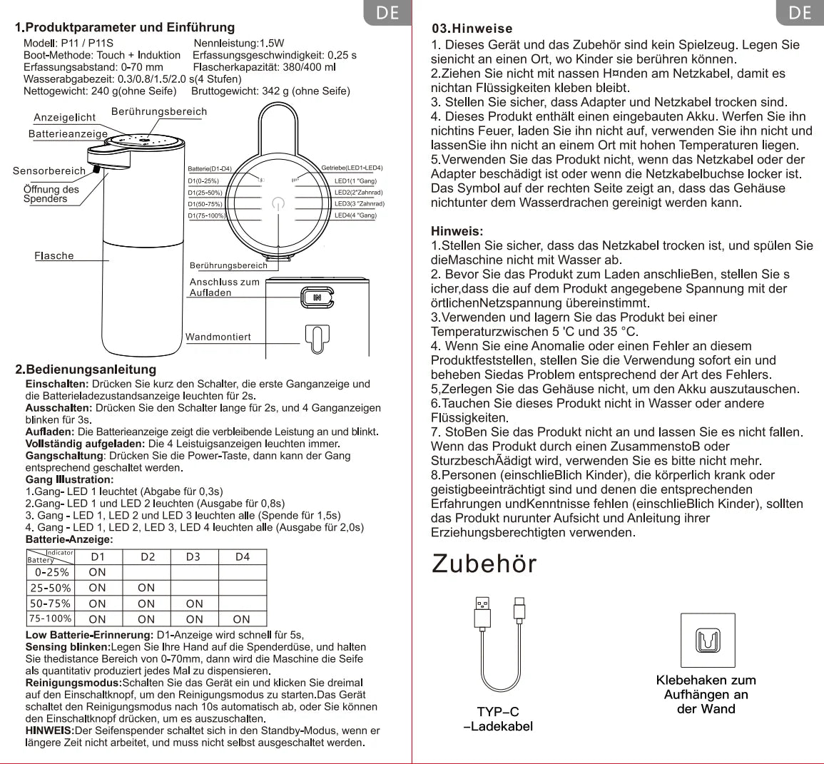 Touchless Foam Soap Dispenser