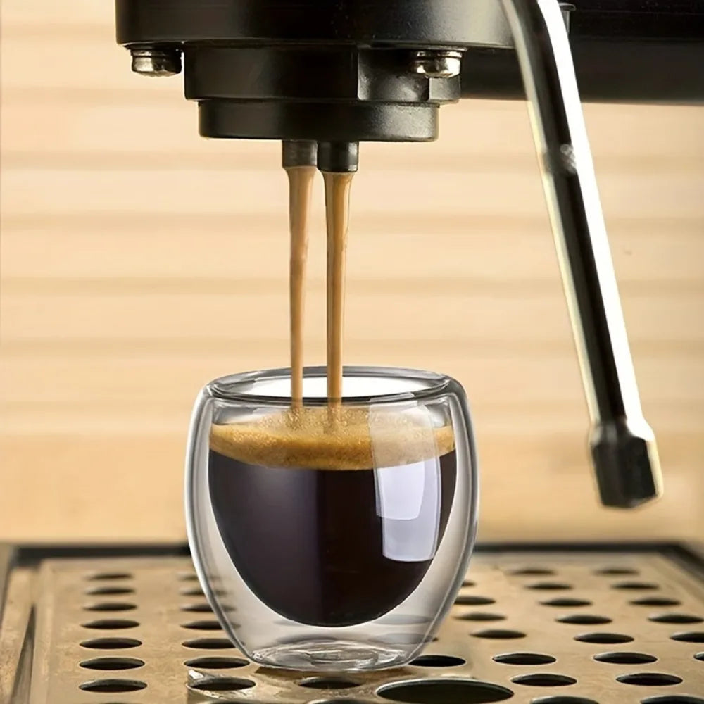 The blessed Double Wall Glass Espresso Cups